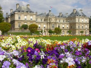 Jardines de Luxemburgo en primavera