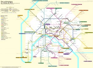 Mapa del Metro de París