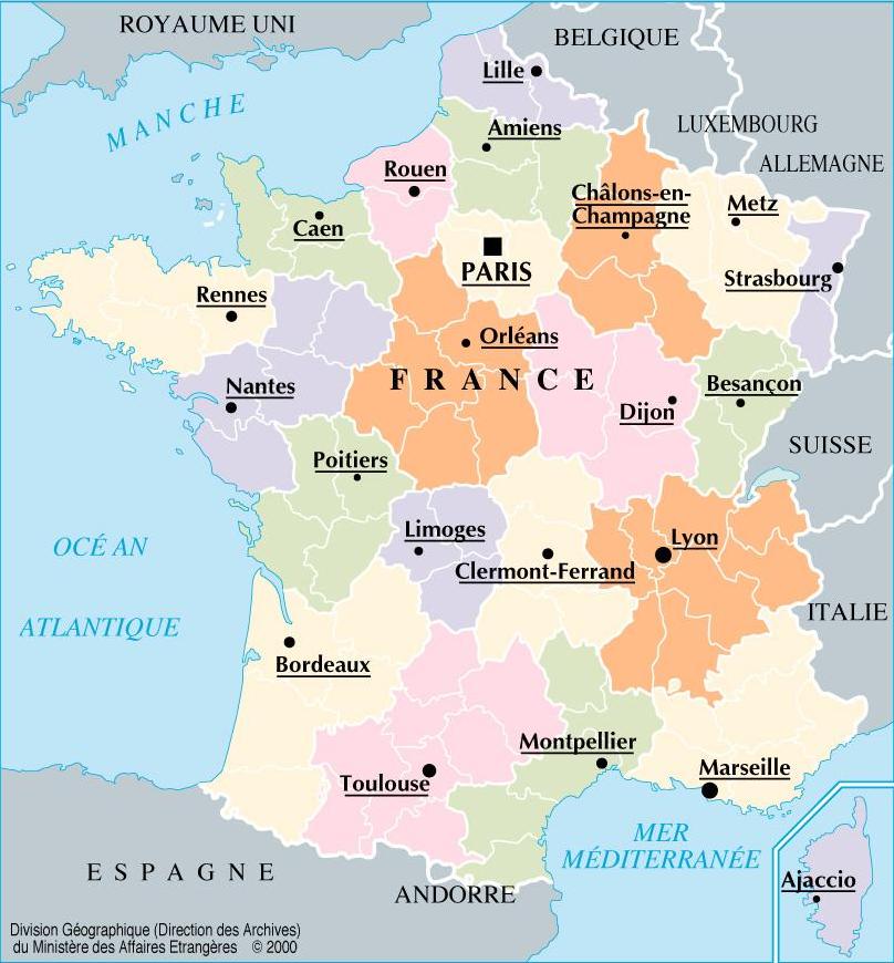 Resultado de imaxes para MAPA FRANCIA