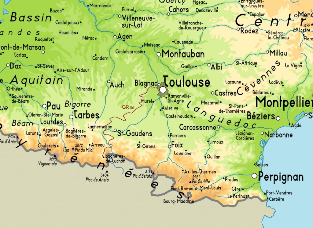 Toulouse Map