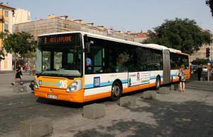 Autobuses en Niza
